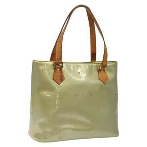 LOUIS VUITTON Monogram Vernis Houston Hand Bag Gris M91053